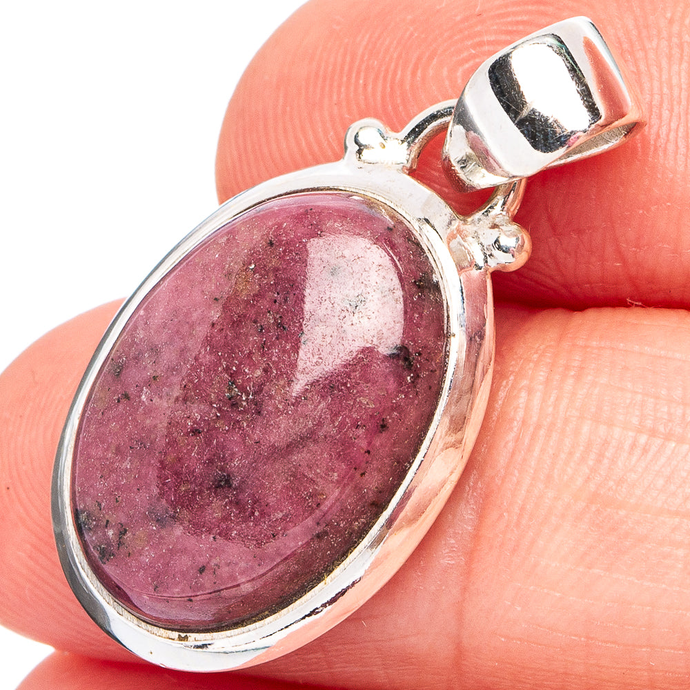 Rhodonite Pendant 1 5/8