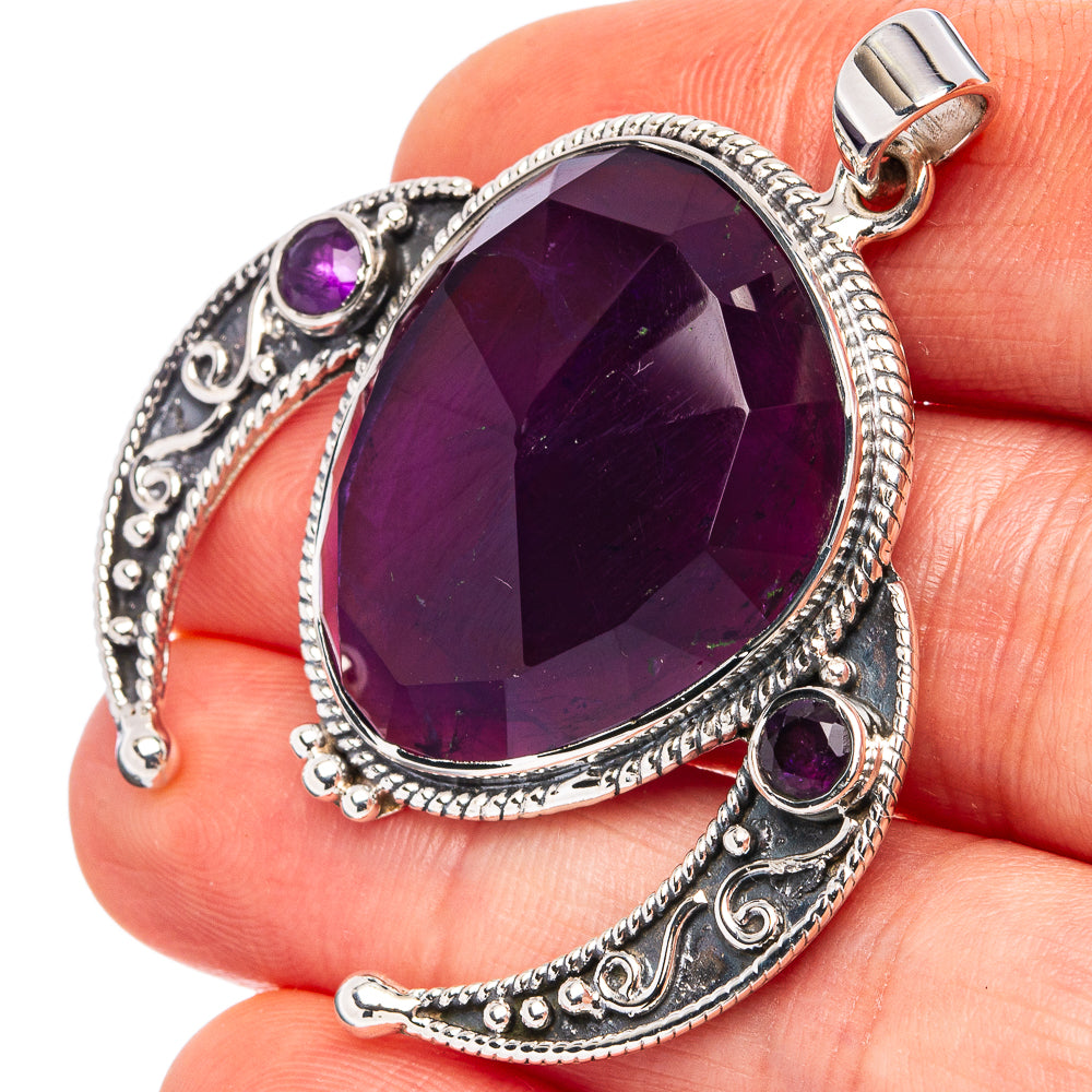 Rough Amethyst Pendant 1 3/4