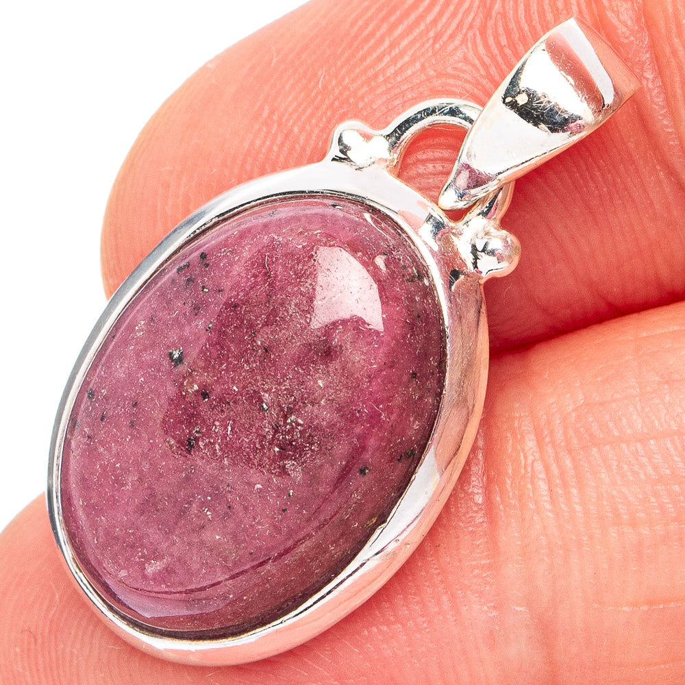 Rhodonite Pendants 1 3/4