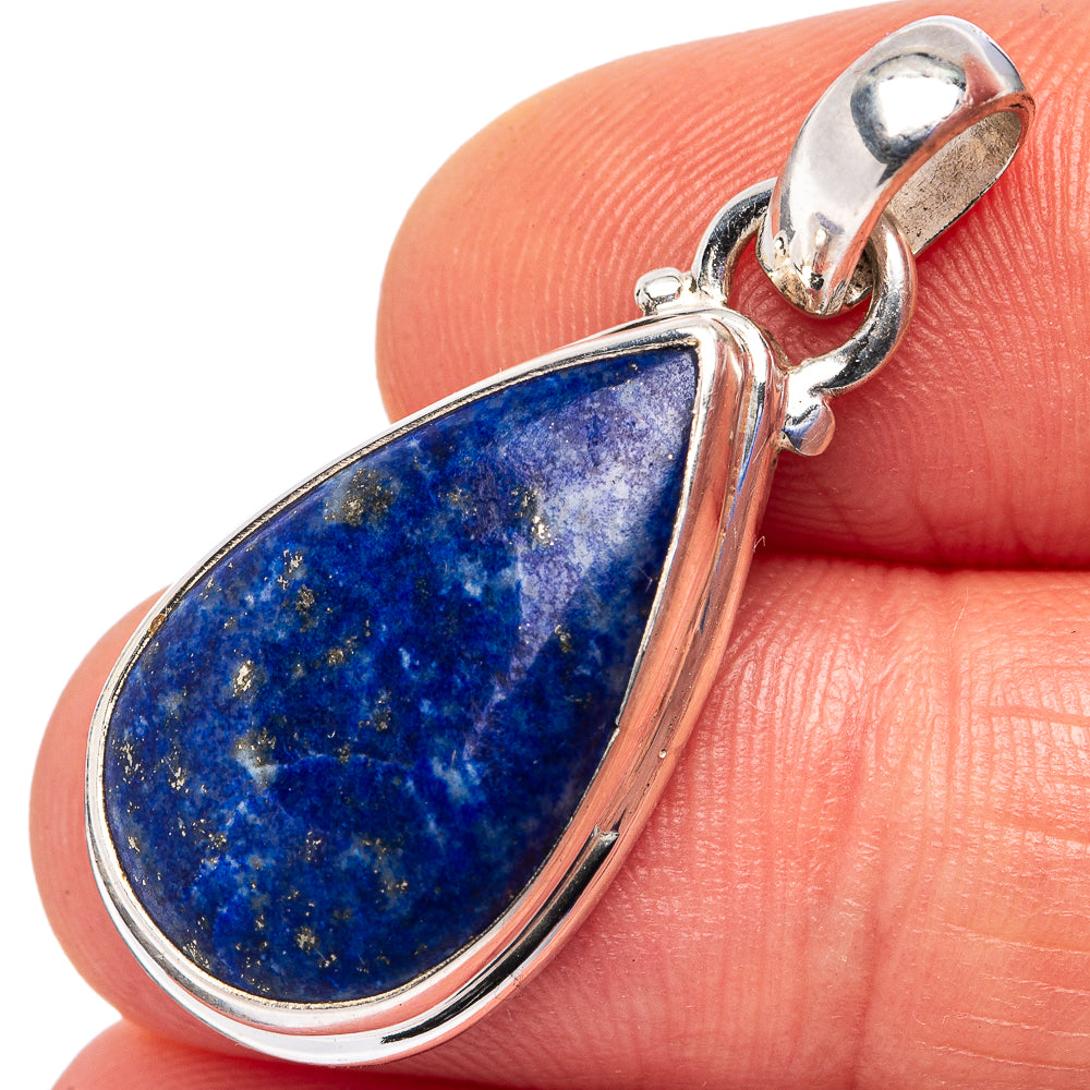 Rough Lapis Lazuli, hotsell White Quartz Pendant 1 3/4