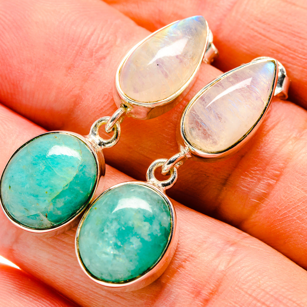 Triple Amazonite Sterling Silver Earrings good