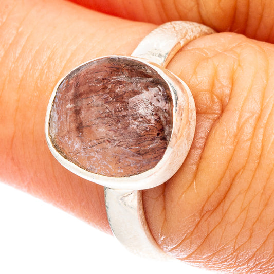 Tourmalinated Quartz Ring Size 6.75 (925 Sterling Silver) R6840