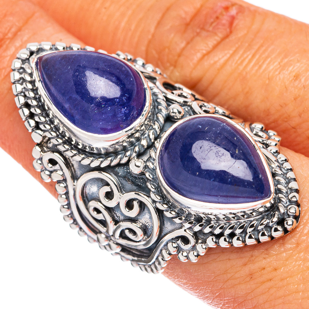 Signature Natural Tanzanite Ring Size 7 (925 Sterling Silver) R3542