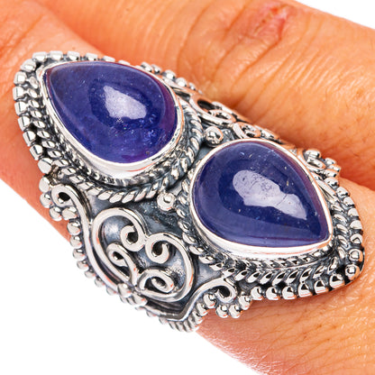 Signature Natural Tanzanite Ring Size 7 (925 Sterling Silver) R3542