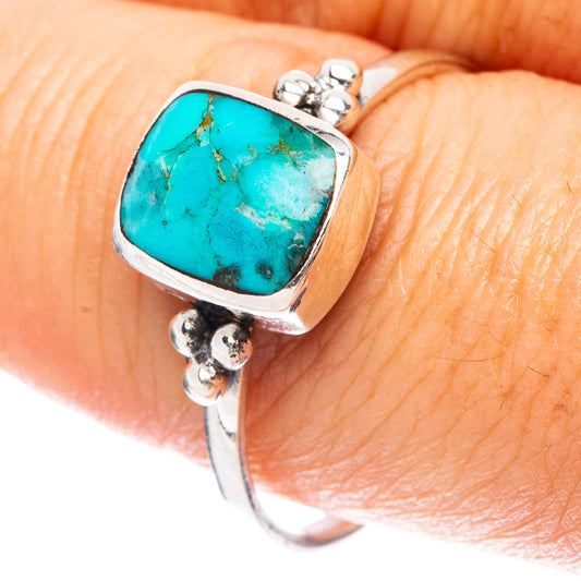 Rare Arizona Turquoise Ring Size 9.75 (925 Sterling Silver) R5003