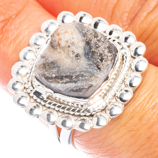 Desert Druzy Ring Size 6.75 (925 Sterling Silver) R6955