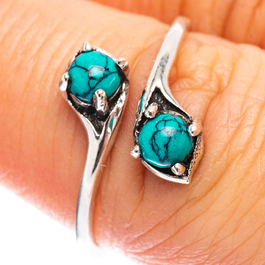 Dainty Turquoise Ring Size 8 (.925 Sterling Silver)