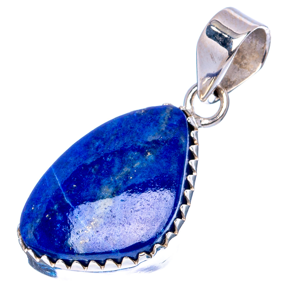 Lapis Lazuli Pendant 1 1/4" (.925 Sterling Silver)