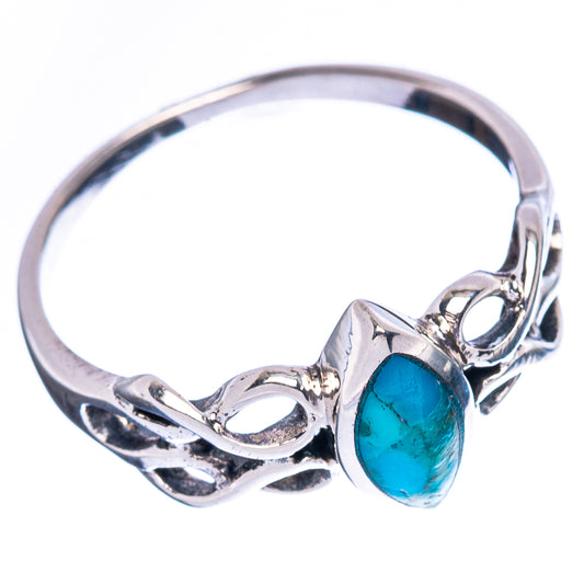 Rare Arizona Turquoise Ring Size 8.75 (925 Sterling Silver) R2389