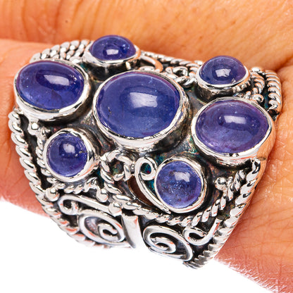 Signature Natural Tanzanite Ring Size 8.75 (925 Sterling Silver) R3543