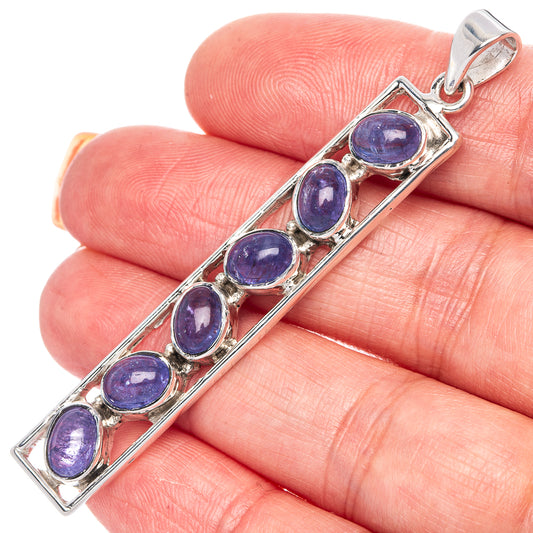 Signature Tanzanite Pendant 2 1/2" (925 Sterling Silver) P41831