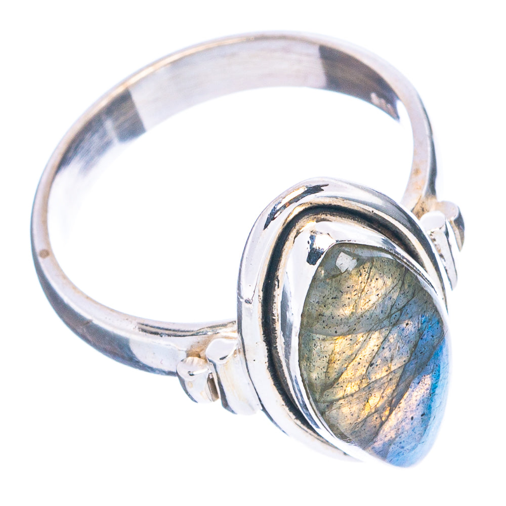 Labradorite Ring Size 6.5 (.925 Sterling Silver)