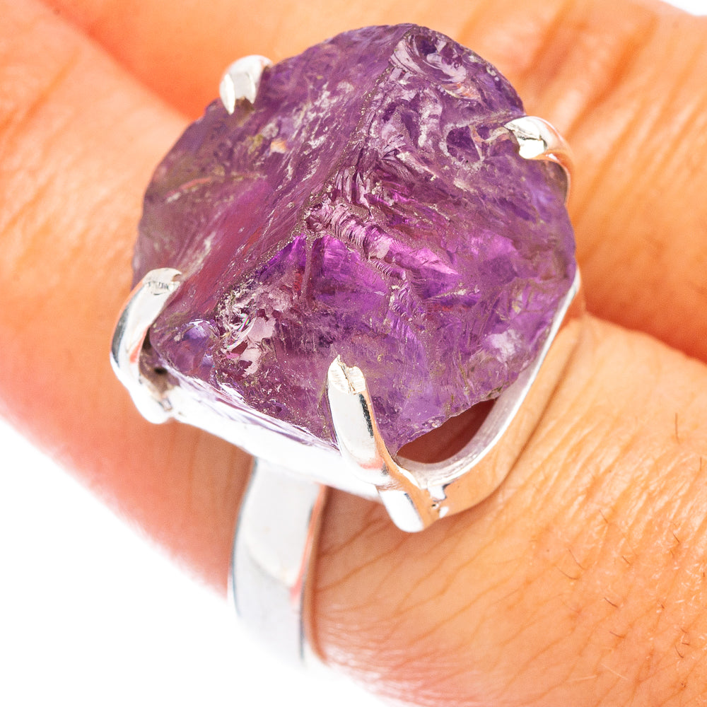 Amethyst Ring Size 7.5 (925 Sterling Silver) R7383