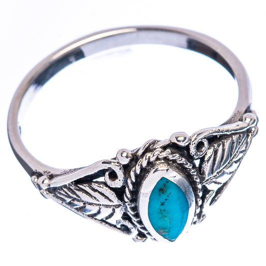 Rare Arizona Turquoise Ring Size 5.75 (925 Sterling Silver) R2391