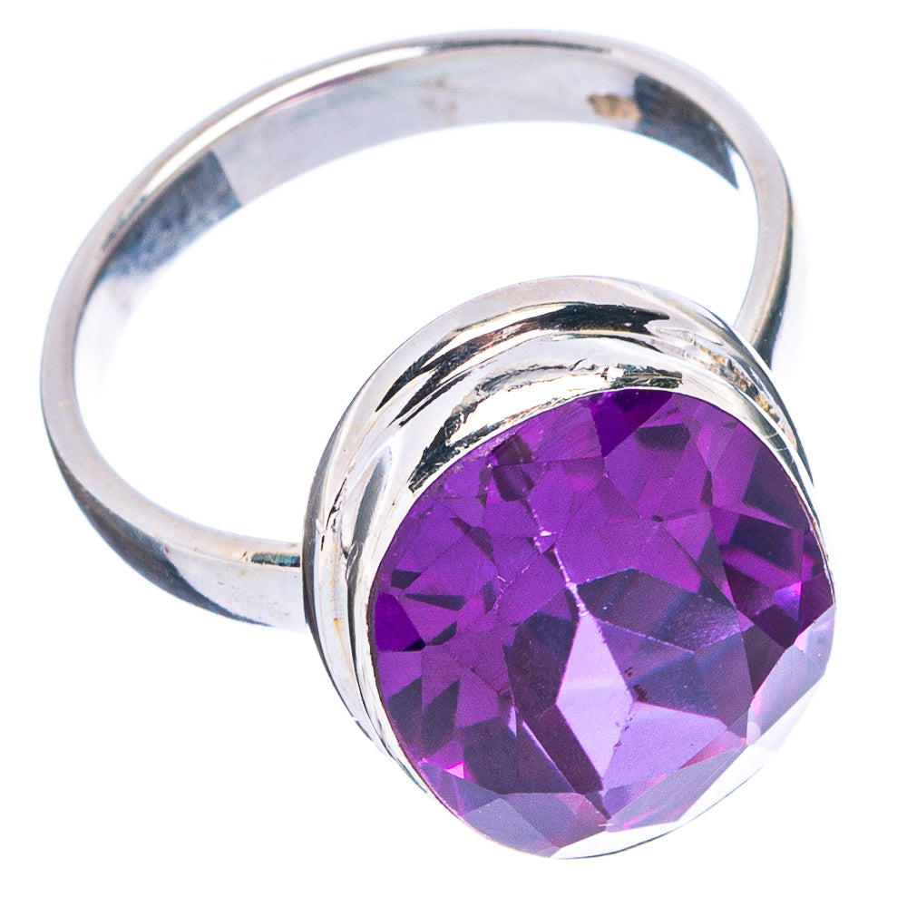 Brazilian Amethyst Ring Size 6.75 (.925 Sterling Silver)