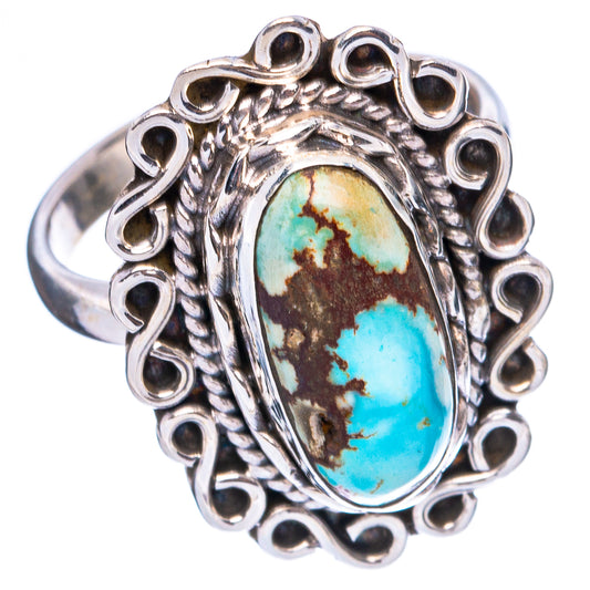Golden Hills Turquoise Ring Size 6.75 (925 Sterling Silver) R4960