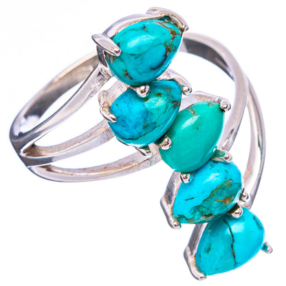 Mohave Turquoise Ring Size 8.5 (.925 Sterling Silver)