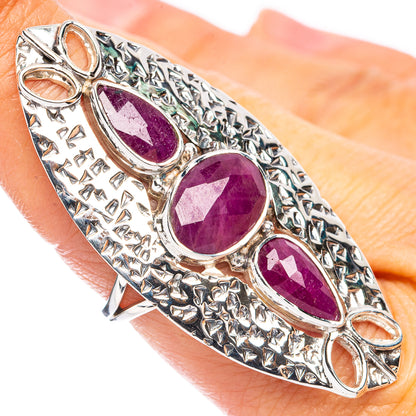 Signature Ruby Ring Size 7.75 (925 Sterling Silver) R8131