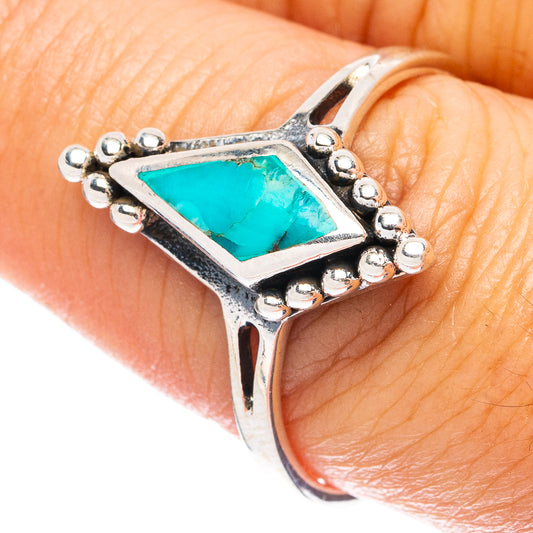 Rare Arizona Turquoise Ring Size 8.75 (925 Sterling Silver) R4943