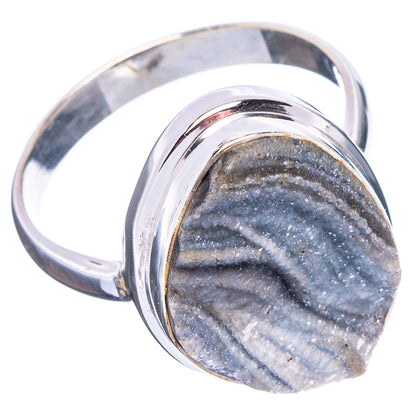 Desert Rose Druzy Ring Size 11 (.925 Sterling Silver)