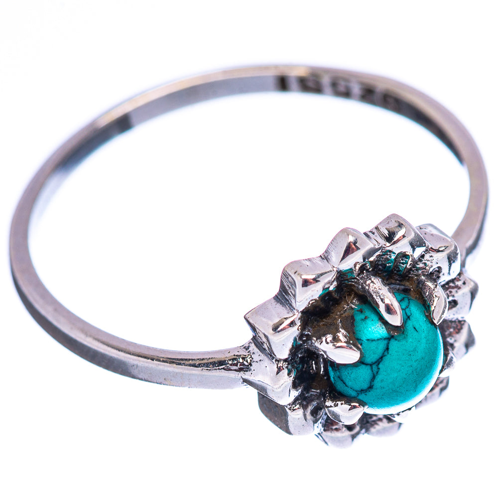 Dainty Turquoise Ring Size 8 (.925 Sterling Silver)