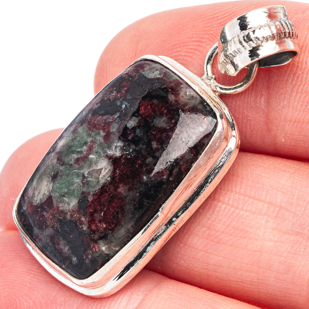 Russian Eudialyte Pendant 1 1/2" (925 Sterling Silver) P44601