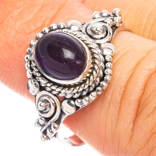 Dainty Amethyst Ring Size 7 (925 Sterling Silver) R8706