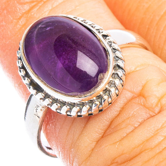 Amethyst Ring Size 6.75 (925 Sterling Silver) R6723