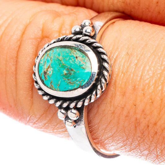 Rare Arizona Turquoise Ring Size 9.5 (925 Sterling Silver) R5007