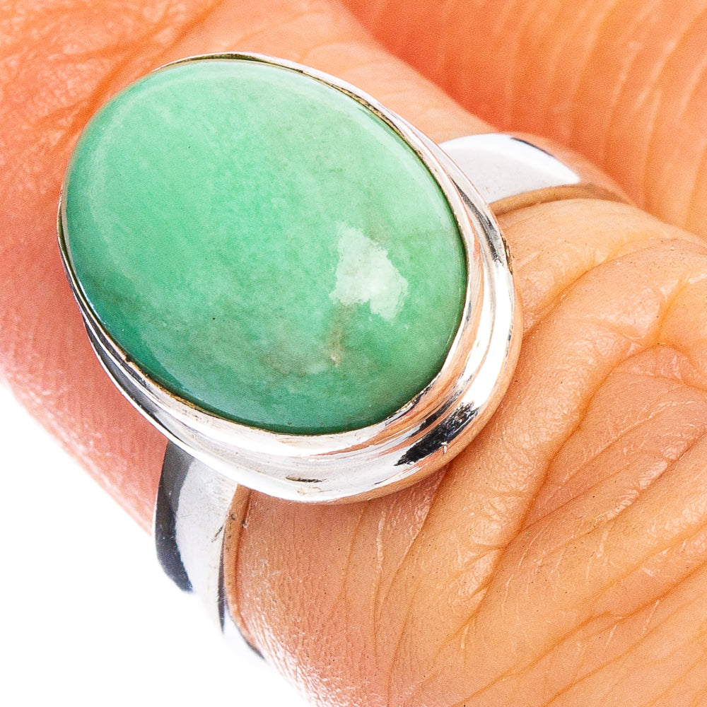 Chrysoprase Ring Size 4.75 (.925 Sterling Silver)