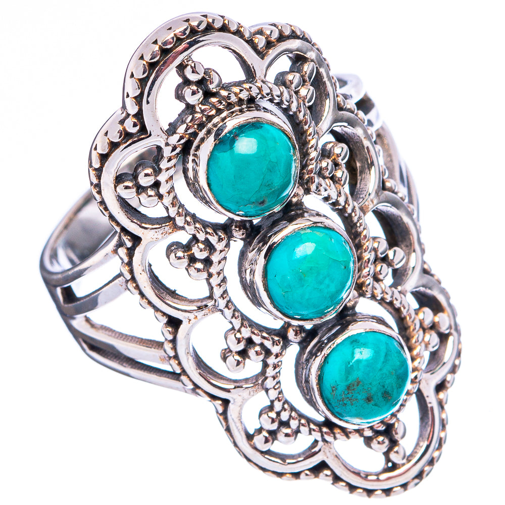 Mohave Turquoise Ring Size 8 (.925 Sterling Silver)