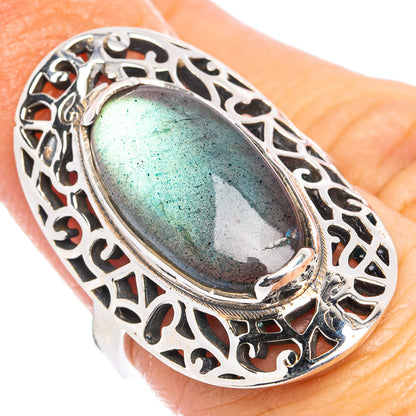 Labradorite Ring Size 6 (.925 Sterling Silver)