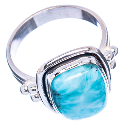 Rare Larimar Ring Size 6.25 (.925 Sterling Silver)