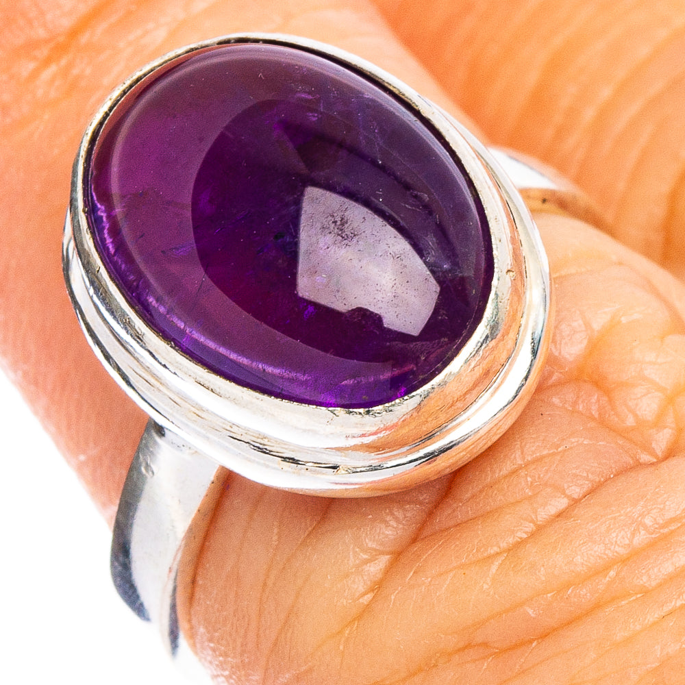 Amethyst Ring Size 5.75 (.925 Sterling Silver)