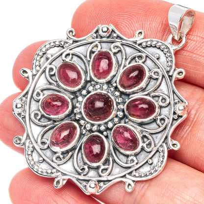 Signature Pink Tourmaline Pendant 2" (925 Sterling Silver) P42290