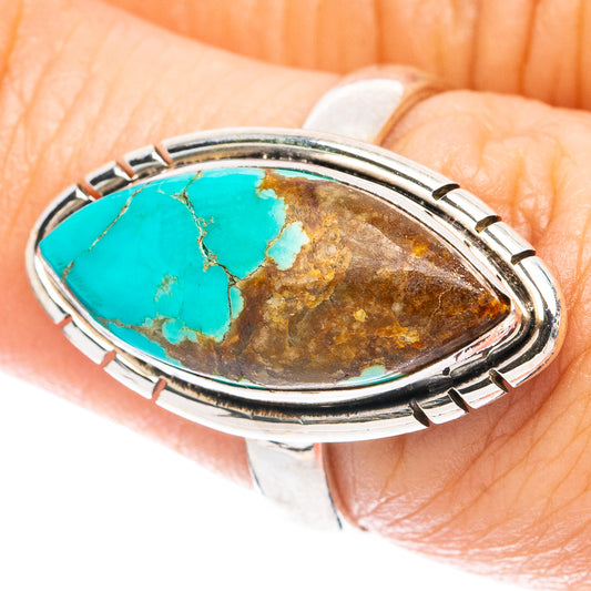 Arizona Turquoise Ring Size 6.75 (925 Sterling Silver) R4931