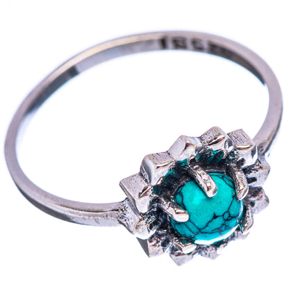 Dainty Turquoise Ring Size 7 (.925 Sterling Silver)