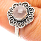 Rose Quartz Ring Size 6.75 (925 Sterling Silver) R5638