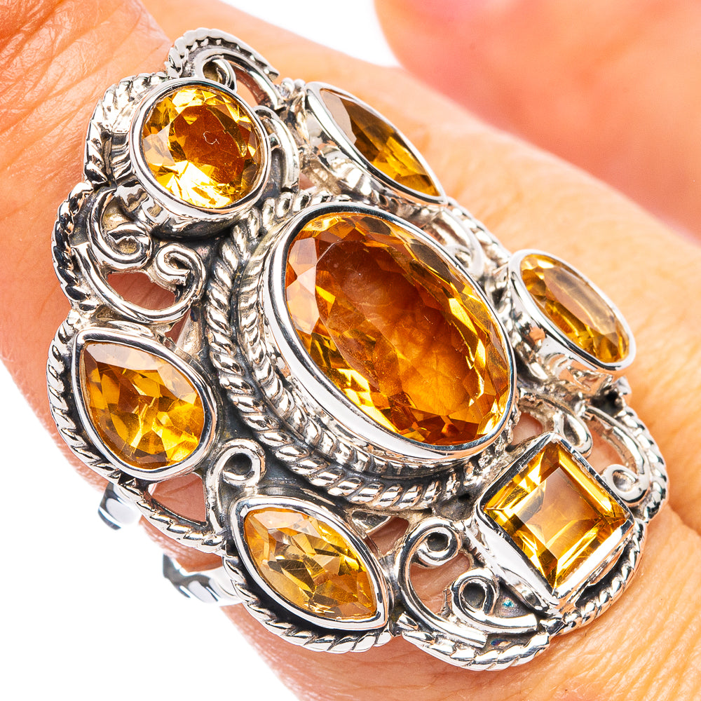 Signature Citrine Ring Size 7 (925 Sterling Silver) R8116