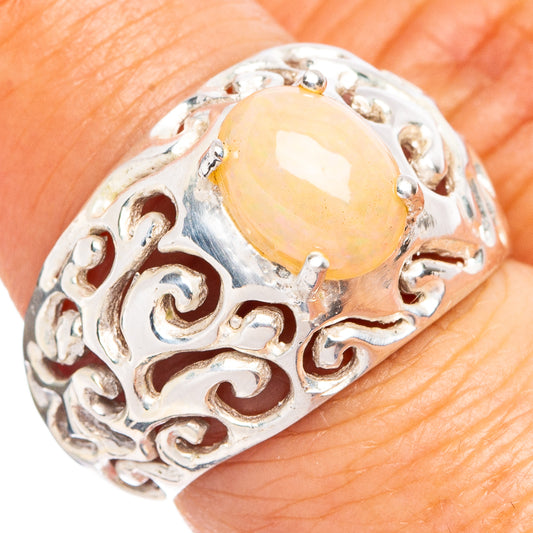 Rare Ethiopian Opal Ring Size 6.5 (.925 Sterling Silver)