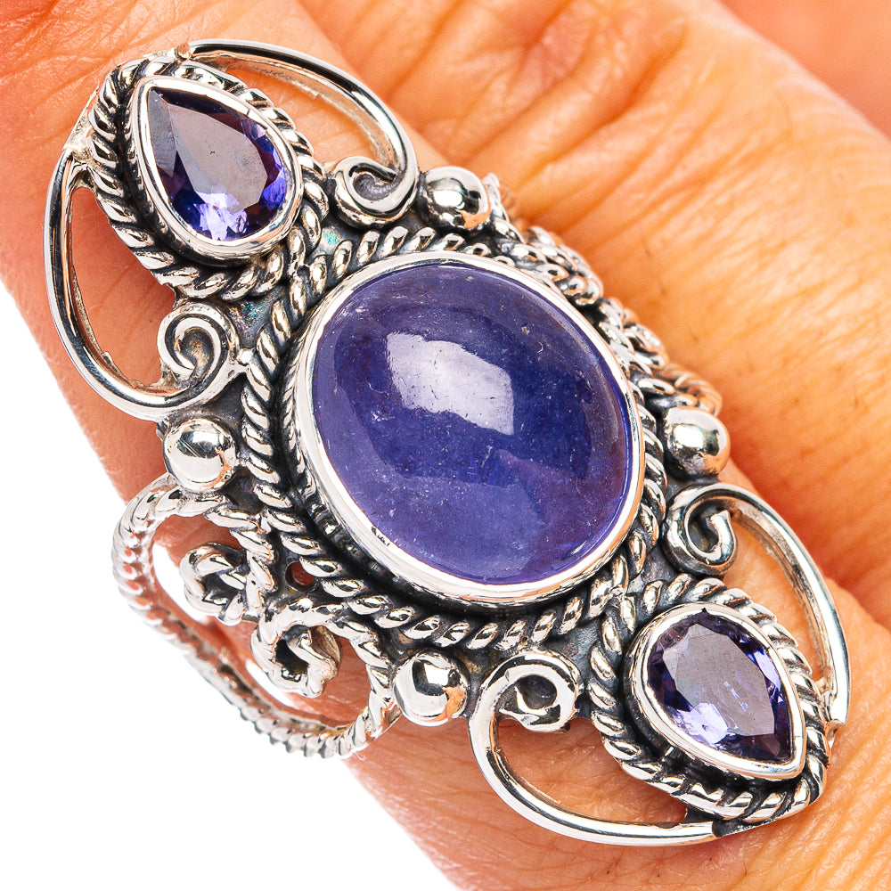 Signature Tanzanite Ring Size 8.75 (925 Sterling Silver) R8134