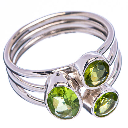 Premium Peridot Ring Size 5.5 (.925 Sterling Silver)