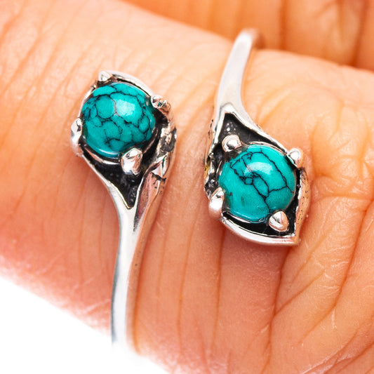 Dainty Turquoise Ring Size 7 (.925 Sterling Silver)