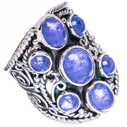 Signature Natural Tanzanite Ring Size 8.75 (925 Sterling Silver) R3543