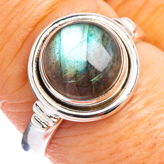 Labradorite Ring Size 8 (.925 Sterling Silver)