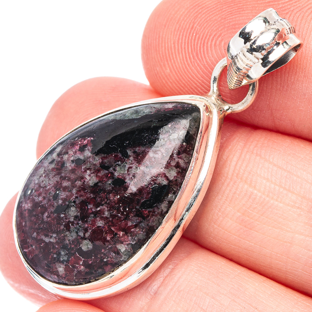 Russian Eudialyte Pendant 1 1/2" (925 Sterling Silver) P44600