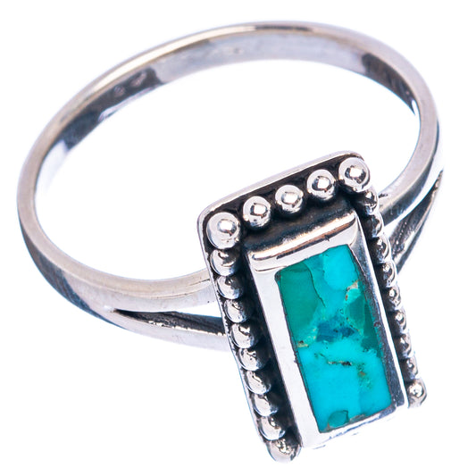 Rare Arizona Turquoise Ring Size 7.75 (925 Sterling Silver) R4903