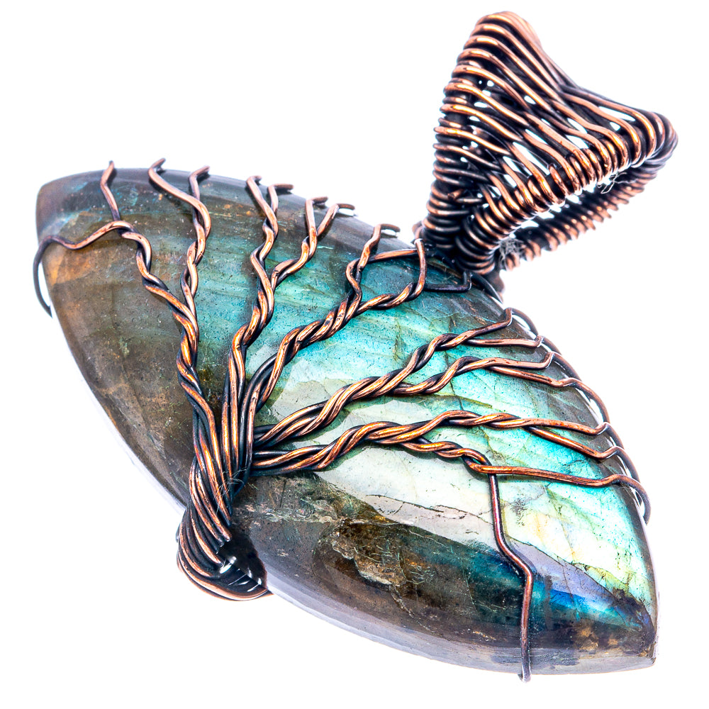 Labradorite Tree of Life 1 1/2" (Oxidized Copper)