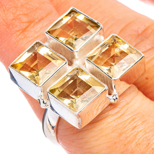 Citrine Ring Size 7 (.925 Sterling Silver)