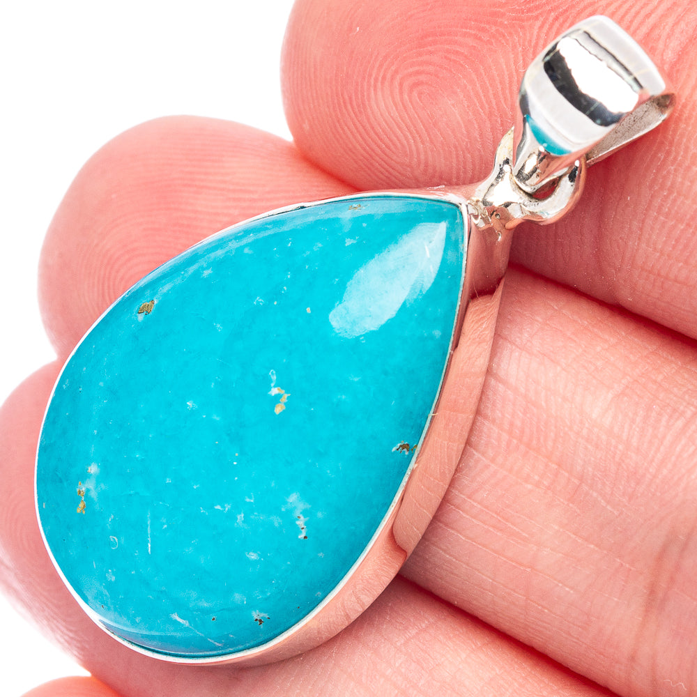 Rare Smithsonite Pendant 1 1/2" (925 Sterling Silver) P44587